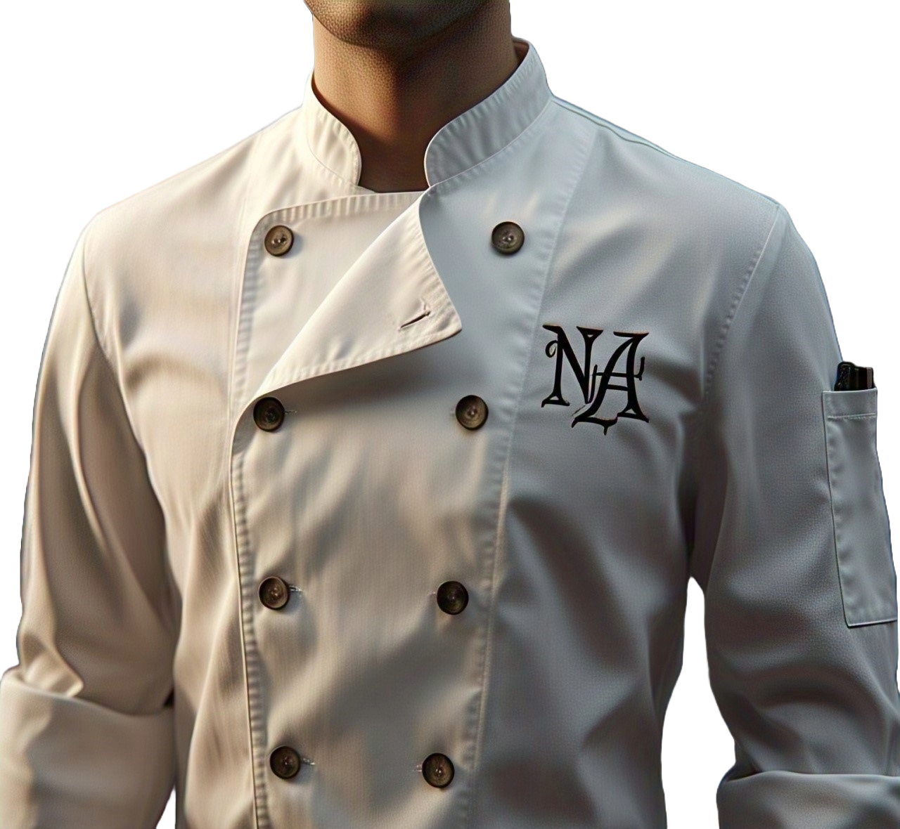 Custom Manufactured White Chef Jacket